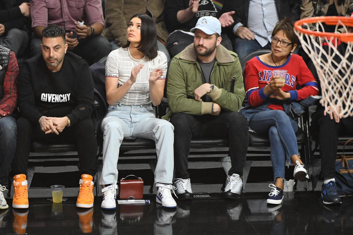 Kendall Jenner Watches Boyfriend Blake Griffin