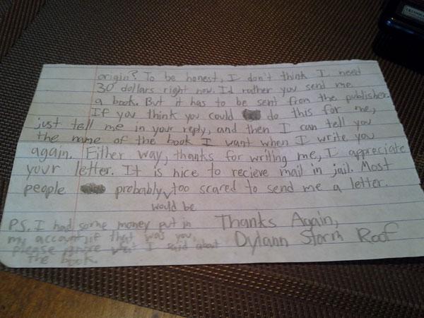 S.C. Church Shooter Dylann Storm Has A Pen Pal –– Sicko Bigot Brings Up ...