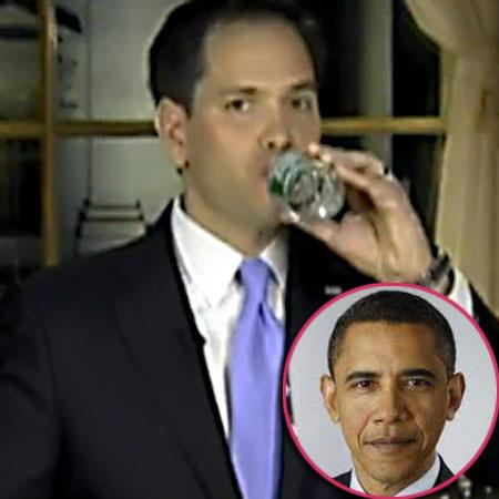 //rubio drinks water nc