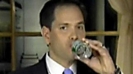 //rubio drinks water nc