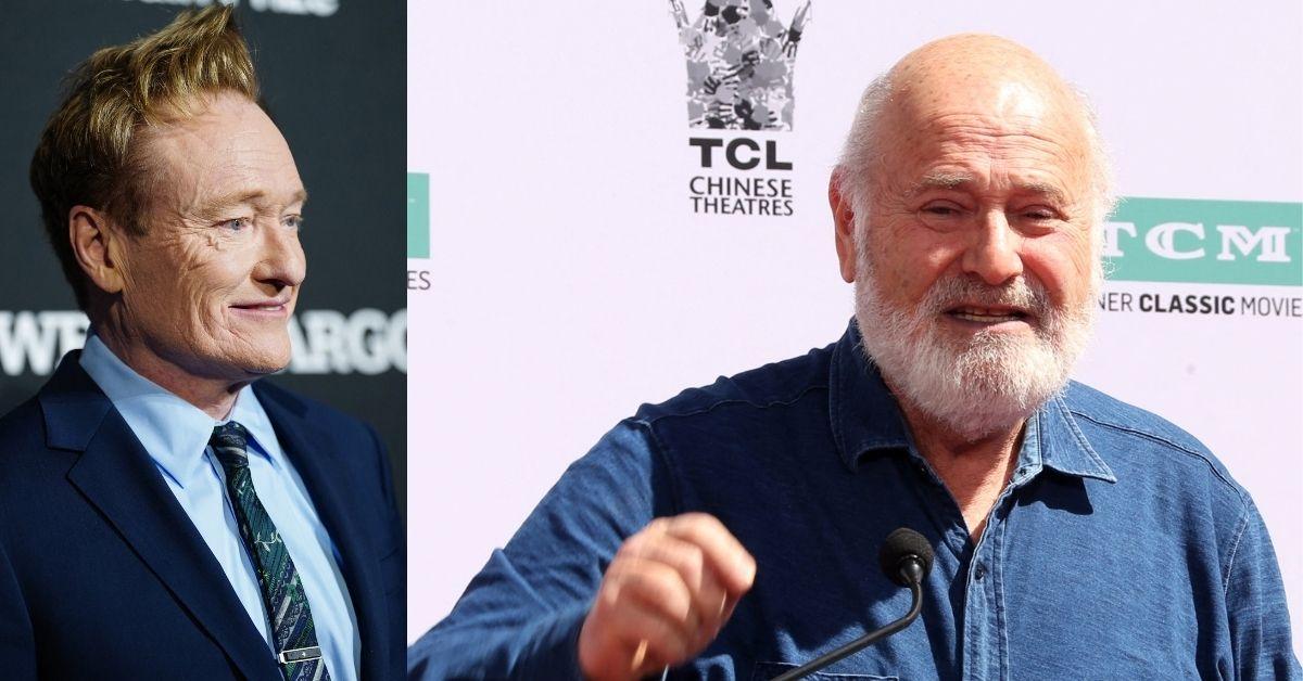 Conan O'Brien hosted the holiday party where Rob Reiner allegedly shared fears about his son hours before the killings.