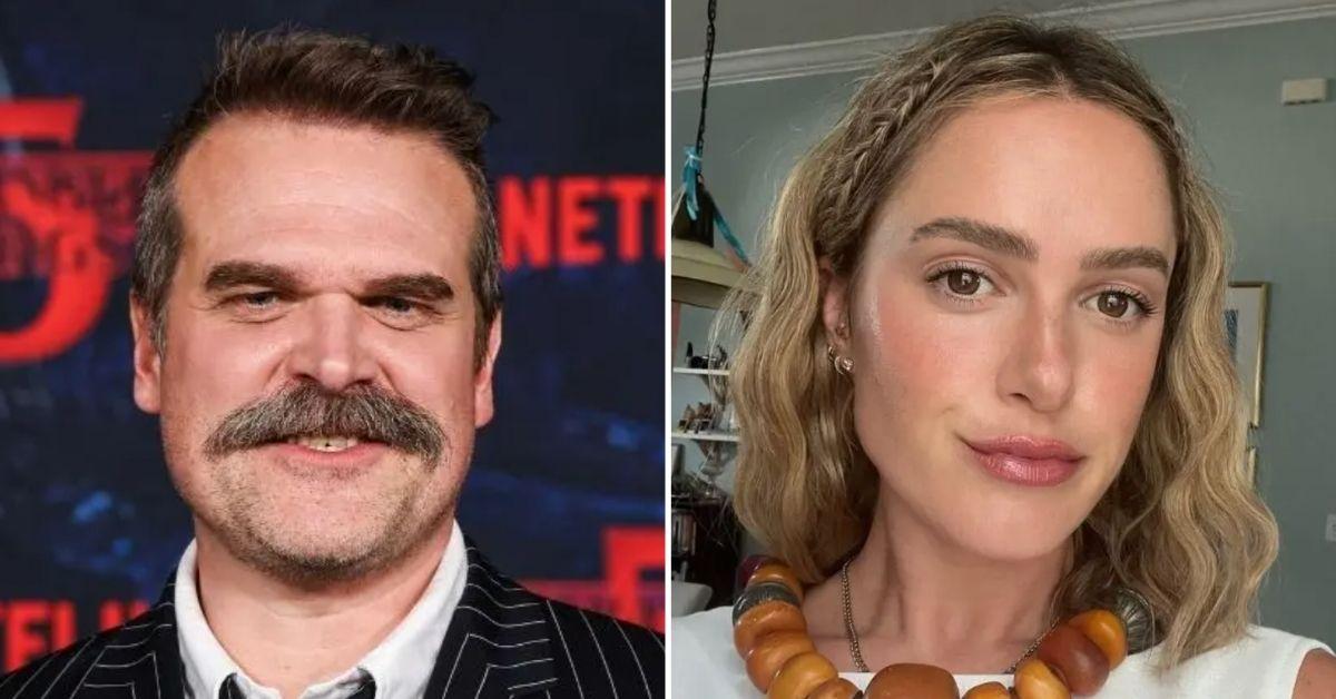 Photo of David Harbor, Natalie Tippett