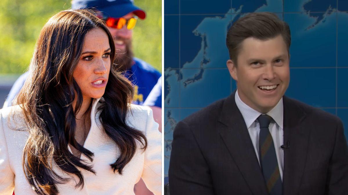 Photo of Meghan Markle and Colin Jost