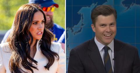 Photo of Meghan Markle and Colin Jost