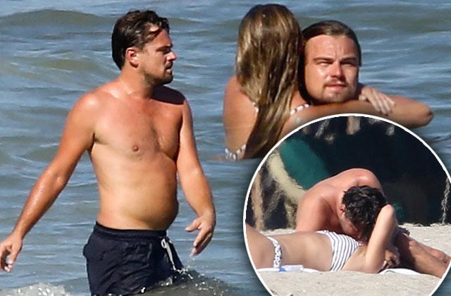 Shirtless Leonardo Dicaprio Caught Kissing Model Nina Agdal On The Beach