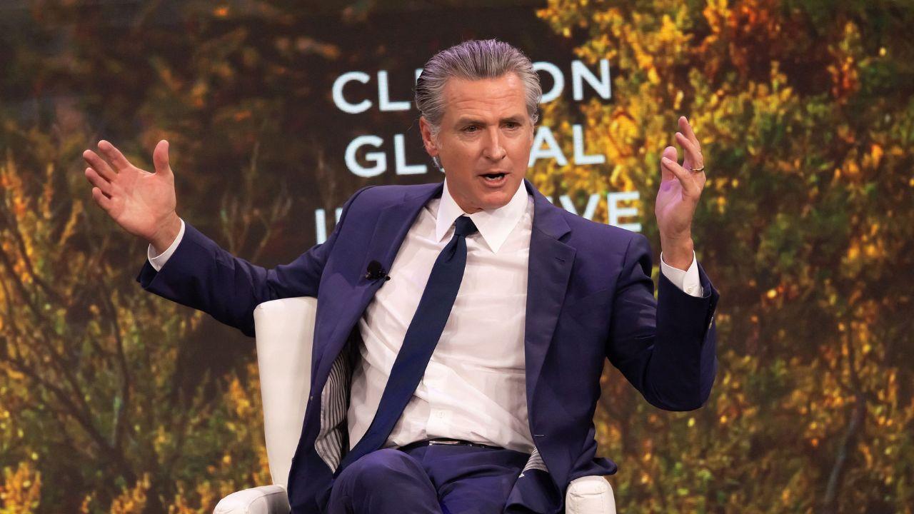Gavin Newsom talking about Trump