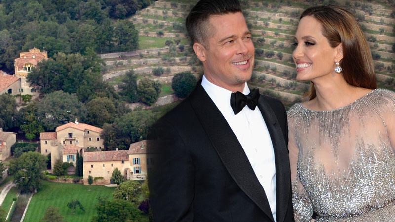 //angelina jolie brad pitt wed in france