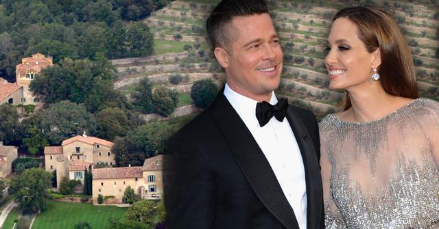 //angelina jolie brad pitt wed in france