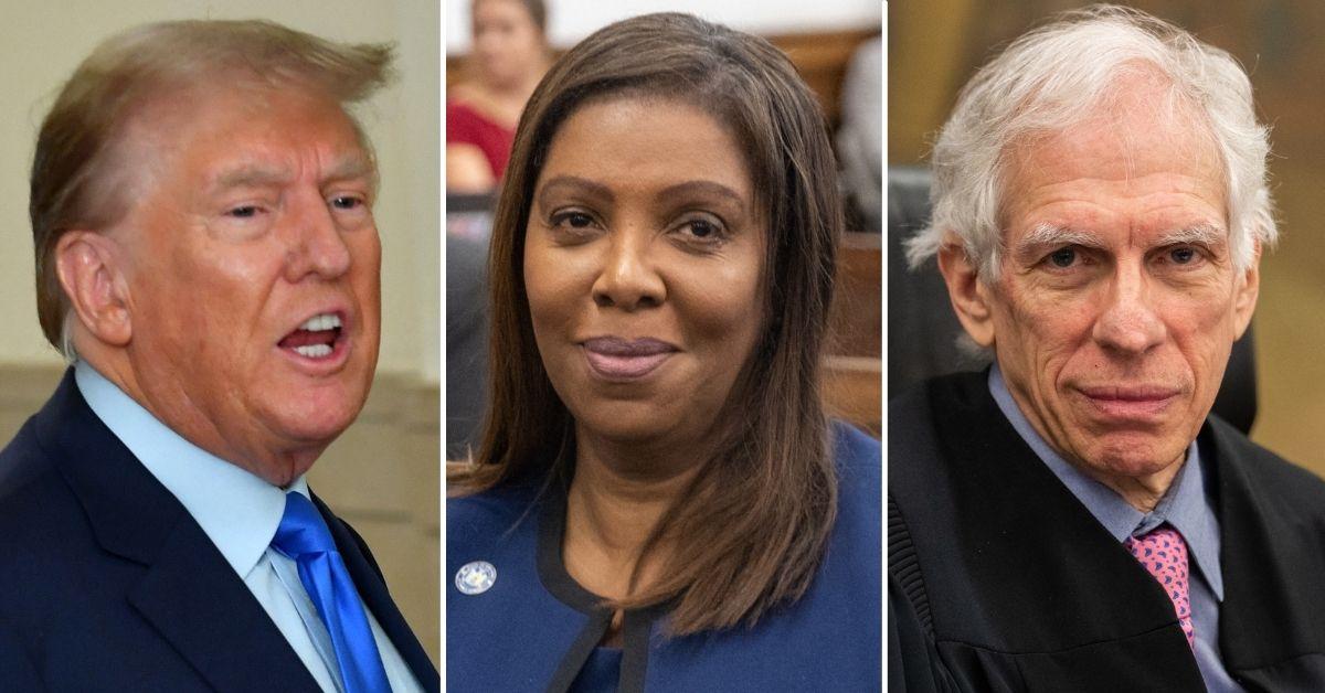 donald trump racist letitia james psycho judge engoron thanksgiving