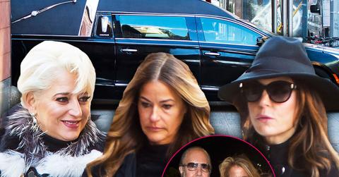 //Bobby Zarin funeral arrivals bethenny pp