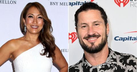 Val Chmerkovskiy and Carrie Ann Inaba got into an online feud over Carrie’s critique of Jenna Johnson.