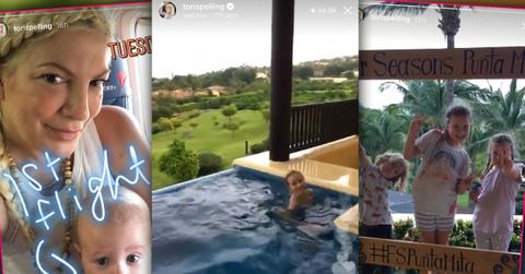 //tori spelling expensive mexican hotel vacation pp