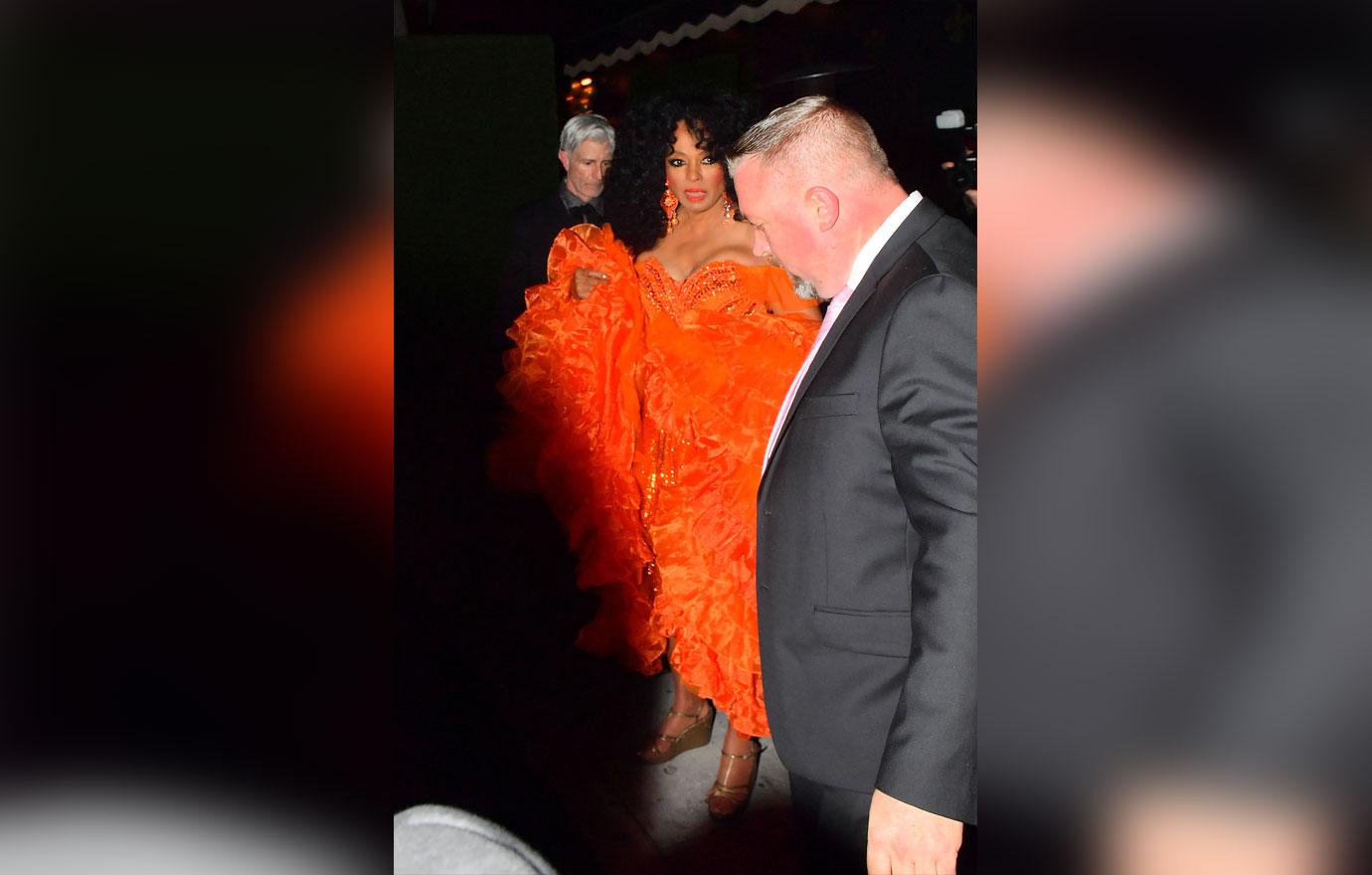 Khloe Kardashian Rocks Big Hair At Diana Ross’ Birthday Party