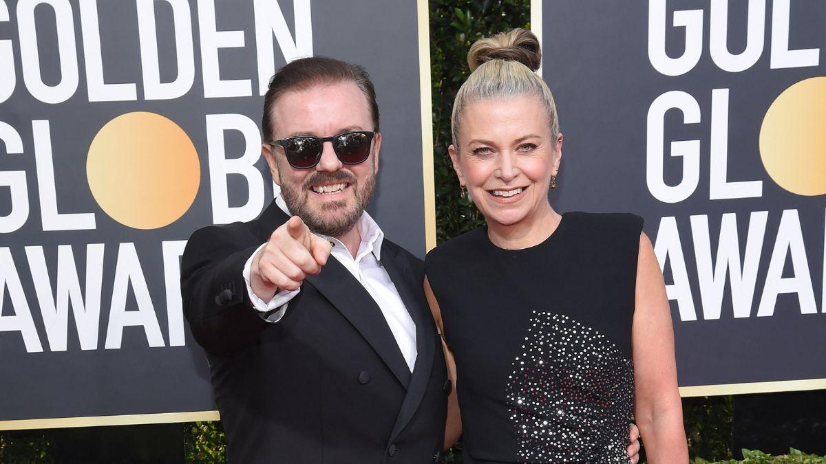 Photo of Ricky Gervais and Jane Fallon