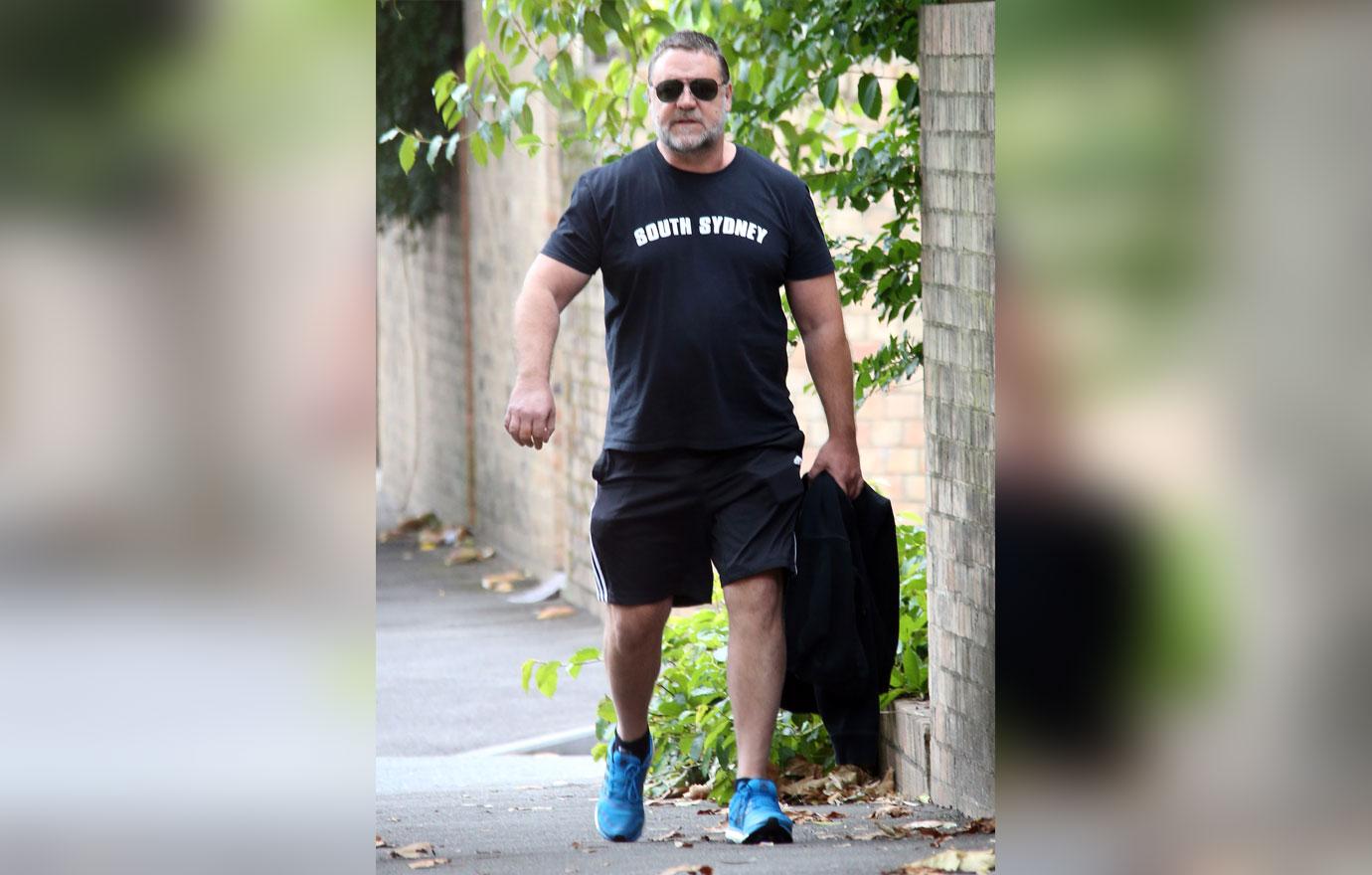 Russell Crowe Fat Weight Gain Gym