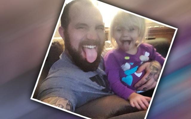 Adam Lind and Daughter Paislee Christmas