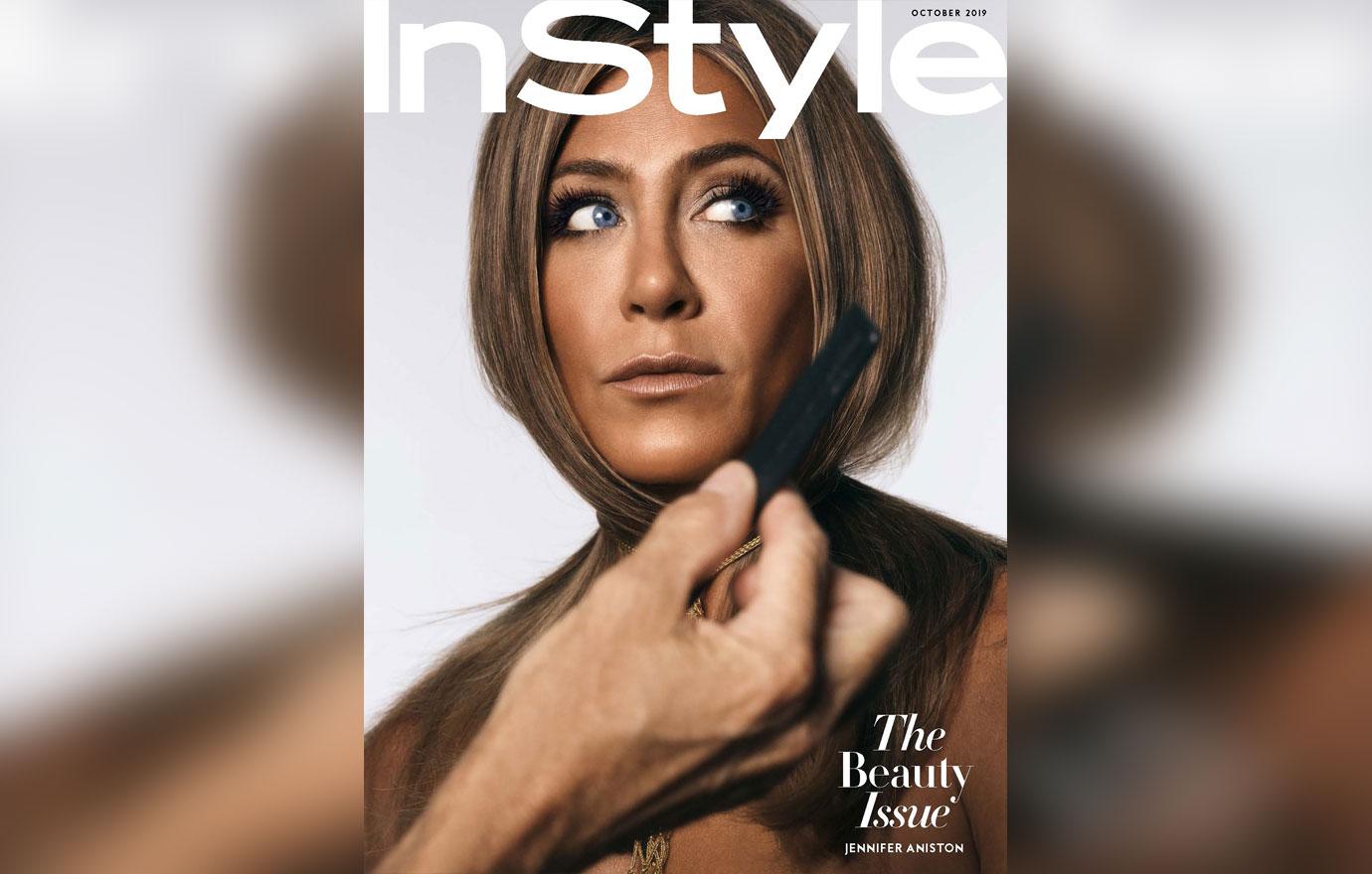 Jennifer Aniston Poses For Cover Shoot For InStyle Magazine