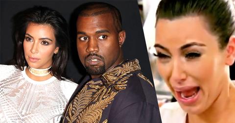 //kanye west kim kardashian paris blazing row leaked nude selfies pp sl