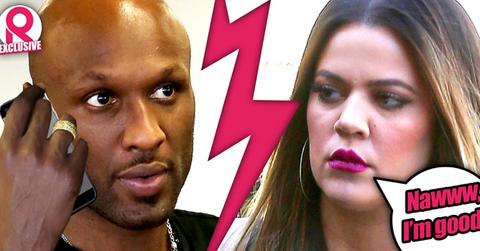 //lamar odom call khloe kardashian ignoring wide