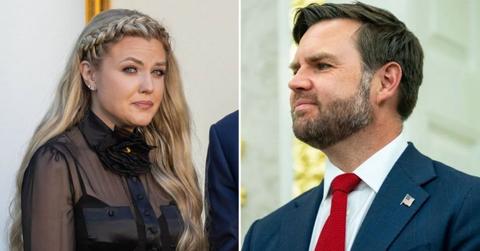 Photo of Erika Kirk, JD Vance