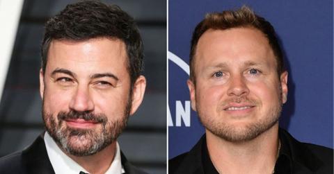 split image of Jimmy Kimmel and Spencer Pratt