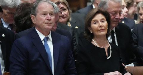 photo of george w bush and laura bush