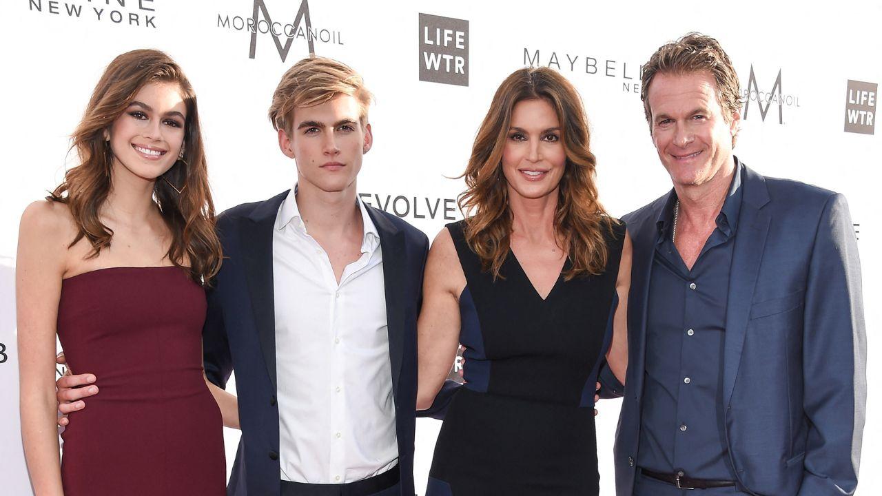 picture of Kaia Gerber, Rande Gerber, Cindy Crawford and Presley Gerber