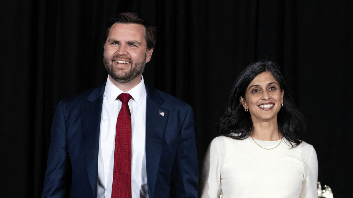 Photo of J.D. and Usha Vance