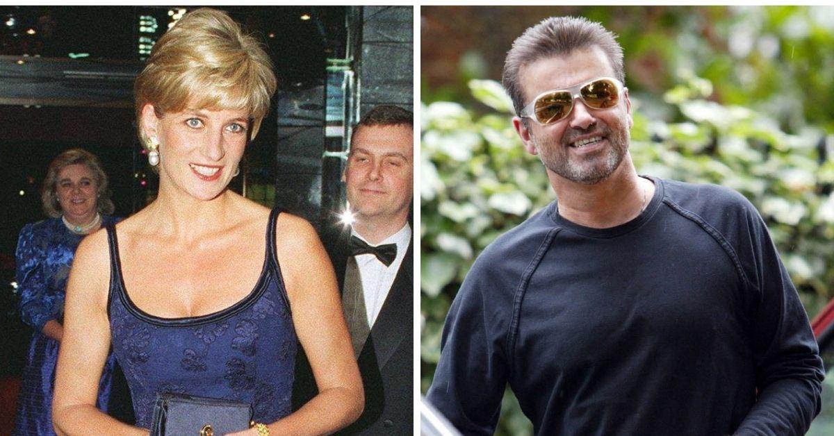 Photos of Princess Diana and George Michael