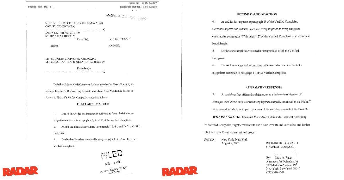 The pair was looking for damages higher than a small claims court