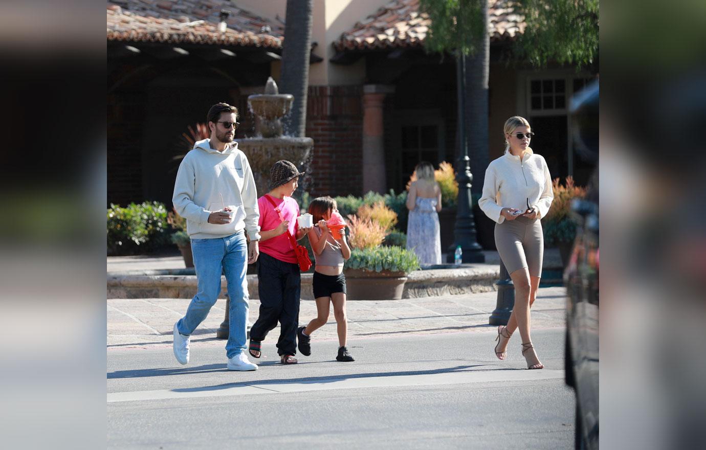 Scott Disick Sofia Richie Get Ice Cream After His Kourtney Trip