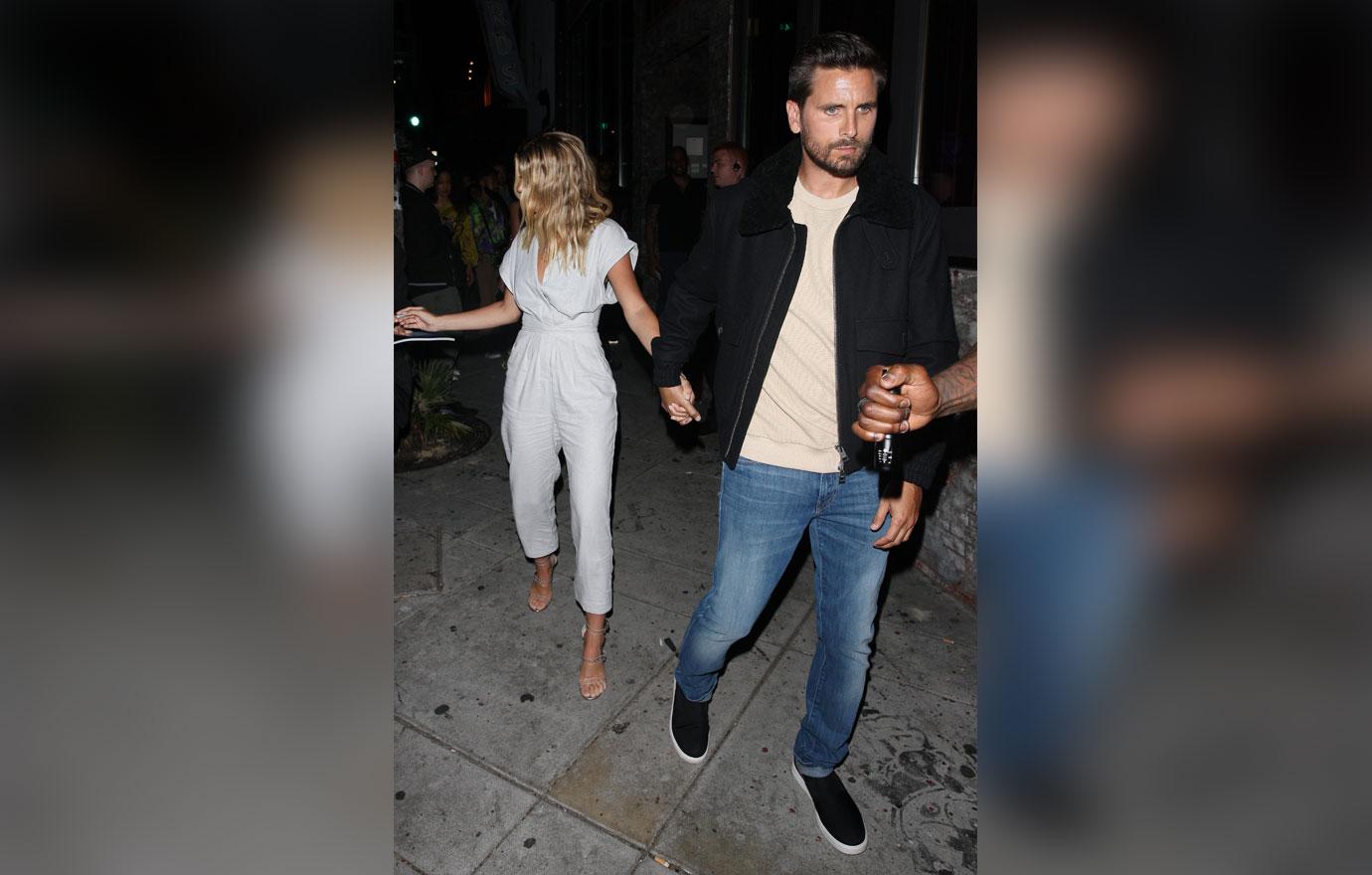 Scott Disick & Sofia Richie Hold Hands Outside Los Angeles Club