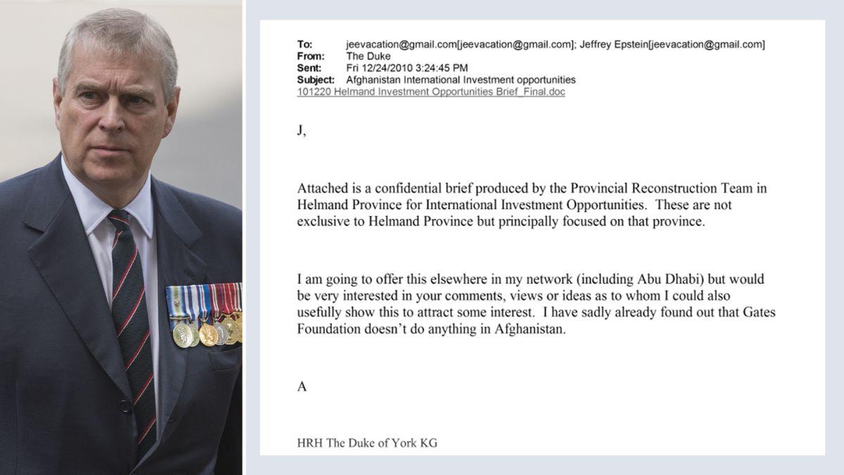 Photo of Andrew Windsor and his email about Helmand Province, Afghanistan