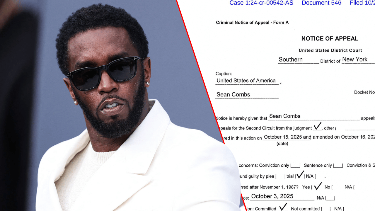 Sean "Diddy" Combs and appeal