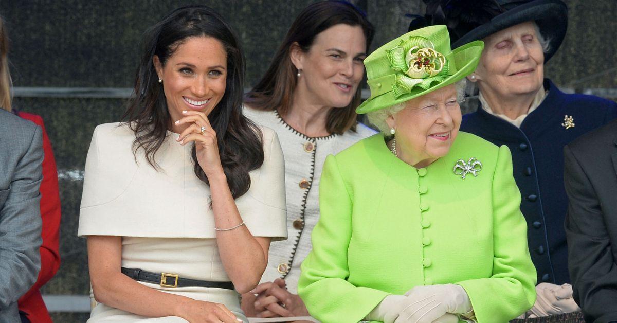 Photof of Meghan Markle and Queen Elizabeth