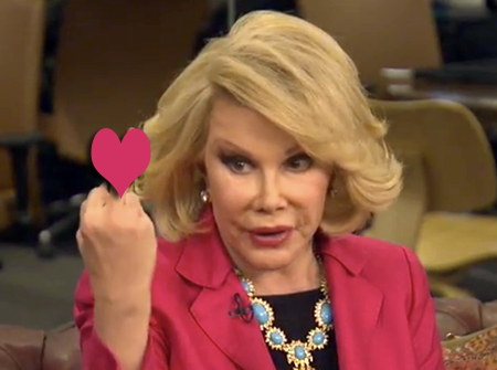 //joan rivers finger pp