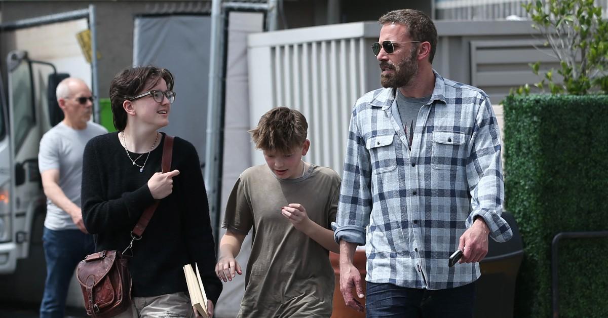 Photo of Ben Affleck with kids