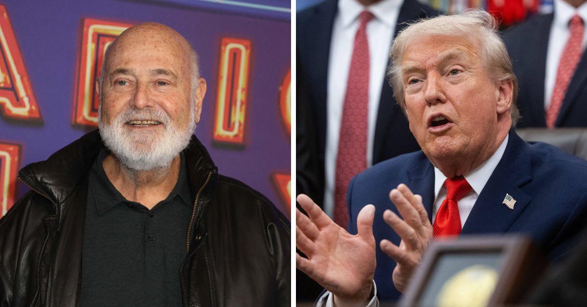 Photo of Rob Reiner, Donald Trump