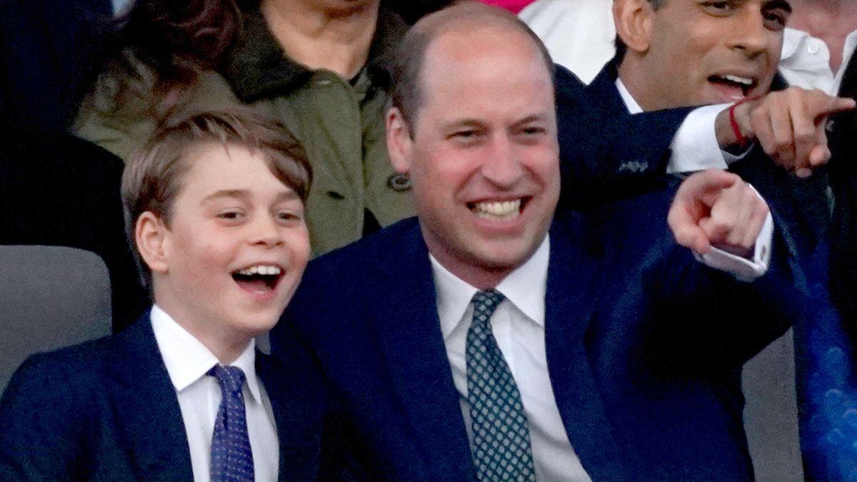 Photo of Prince George and Prince William