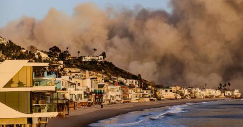 Photo of Los Angeles wildfires.