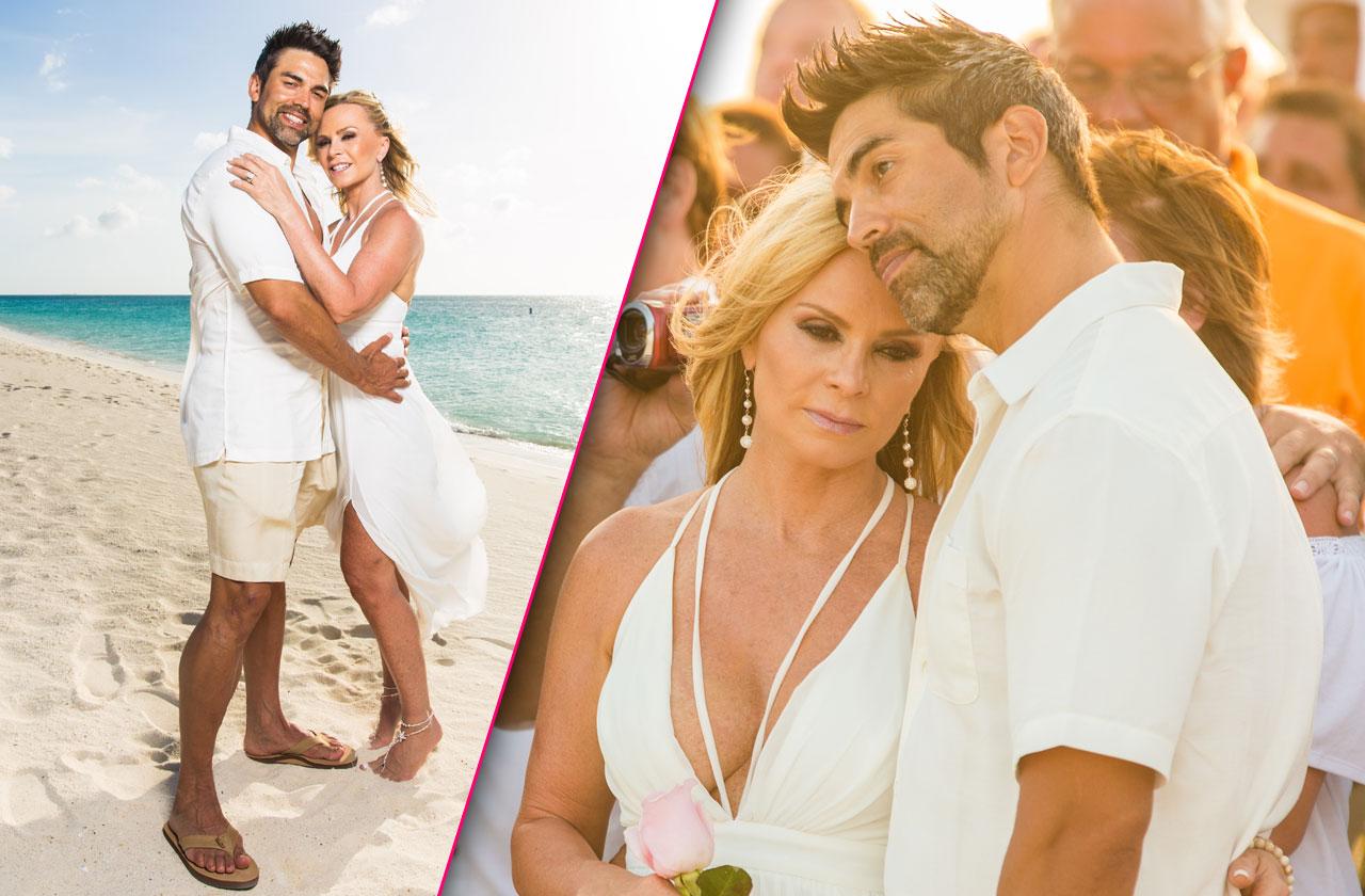 Tamra judge eddie renew vows aruba