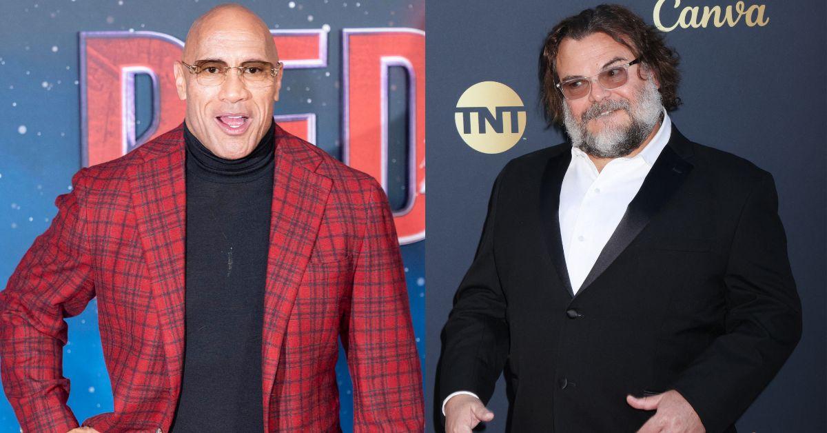 Dwayne 'The Rock' Johnson was name-checked by Jack Black while joking about his gym routine.