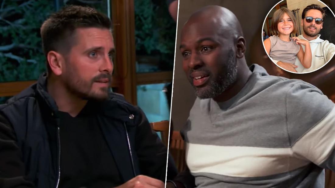 kuwtk scott disick yells corey gamble says hed spank penelope featured