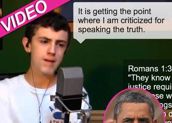 //caiden cowger president obama gay