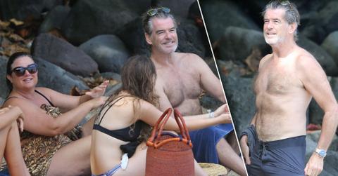 pierce brosnan keely shaye smith shirtless hawaii