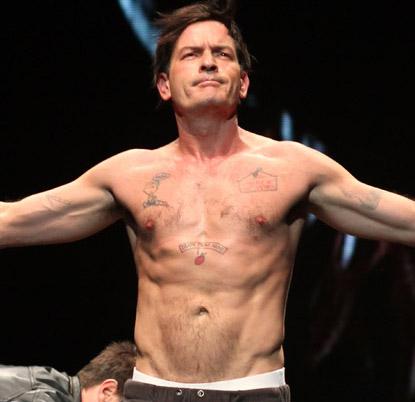 Charlie Sheen Rocks Radio City Music Hall