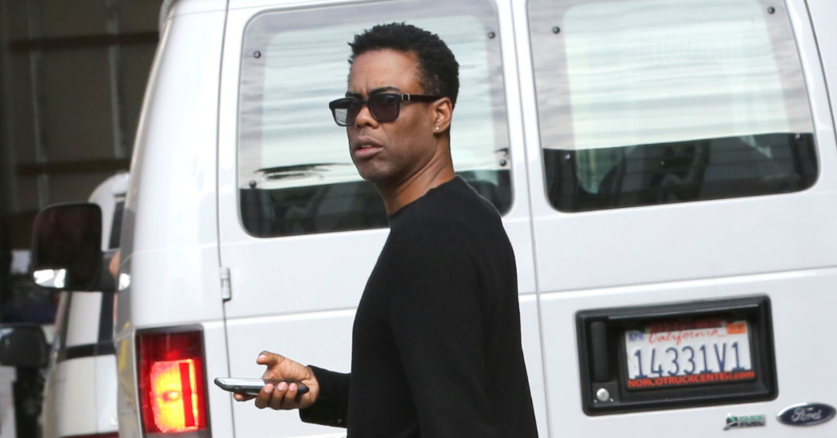 Chris Rock Seen For First Time Since Brother Plans To Fight Will Smith