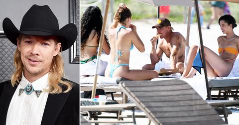 diplo miami surrounded by bikini clad women r