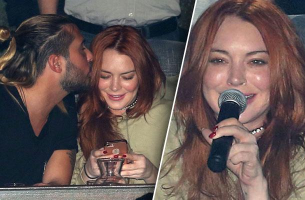 //lindsay lohan drunk party greece man pda pp