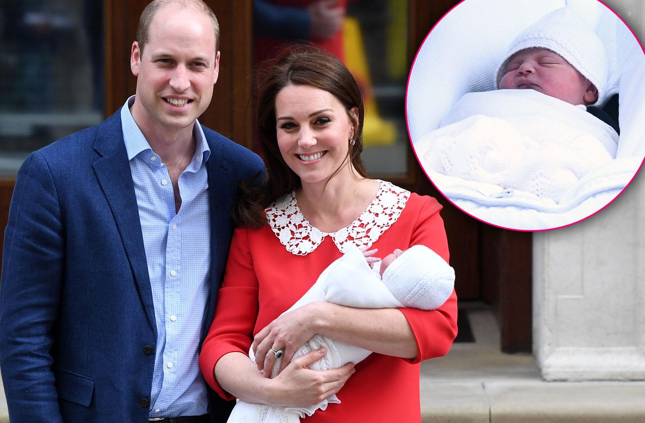 //Kate Middleton William Leave Hospital Baby Son pp